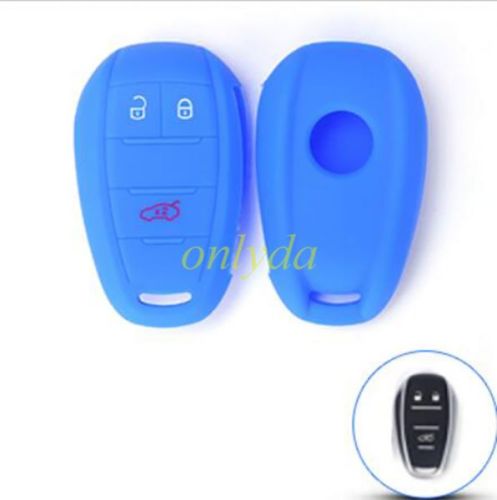 Alfa 3 button silicon key case （（Please choose the color,Black MOQ 5 pcs, blue, red and other colorful Type MOQ 50 pcs)）