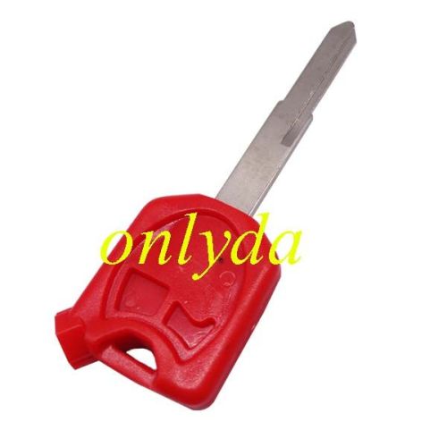 For Honda-Motor bike key blank with right blade（red）