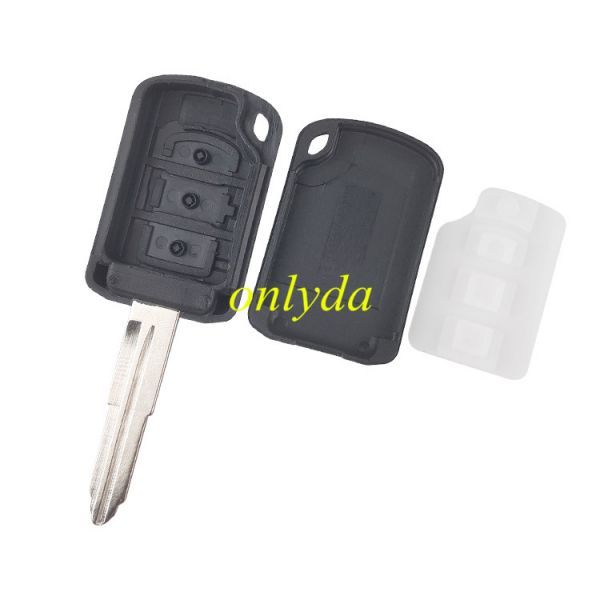 3 button remote key blank with right blade