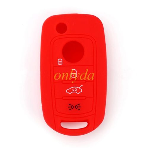 Fiat 3 button silicon case (, Please choose the color, (Black MOQ 5 pcs; Blue, Red and other colorful Type MOQ 50 pcs))