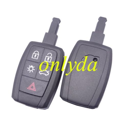 For Volvo 5 button remote key shell with blade