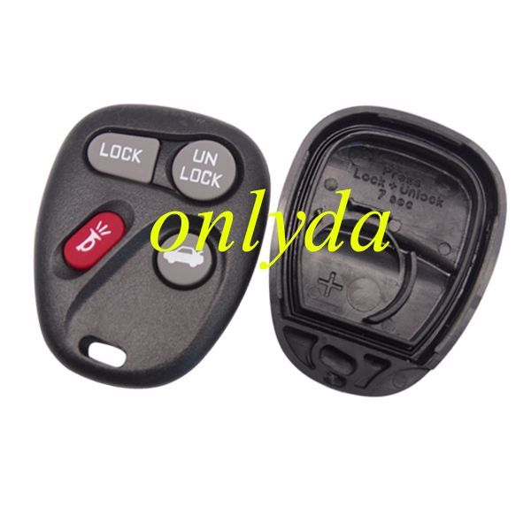 For GM 3+1 Button key blank with battery part