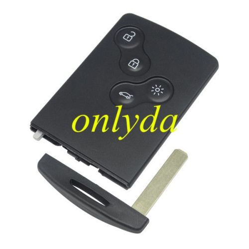 For Renault megane /Clio /Koleos 4 button remote key blank