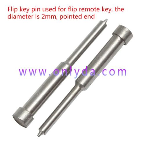 Flip key pin