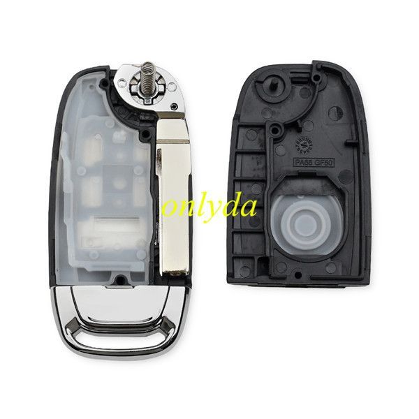 VW 3 button modified remote key blank with HU66 blade