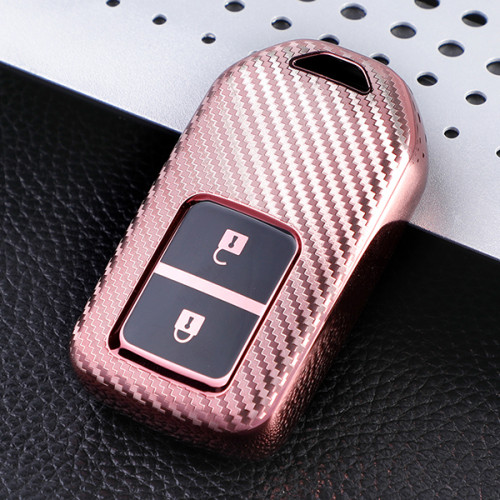 Honda 2 button TPU protective key case,transparent button, please choose the color