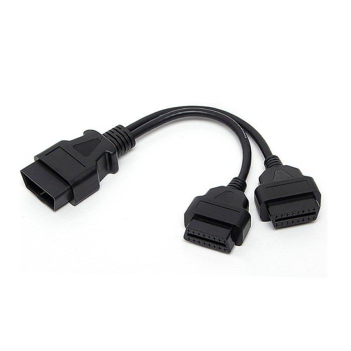 OBD2 connector or cable, 30CM, it can work with 2 OBD device together