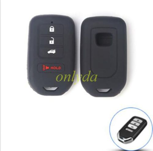 Honda 3+1 button silicon case (black,blue ,red. Please choose the color)