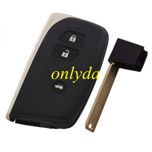 3 button remote key shell with blade