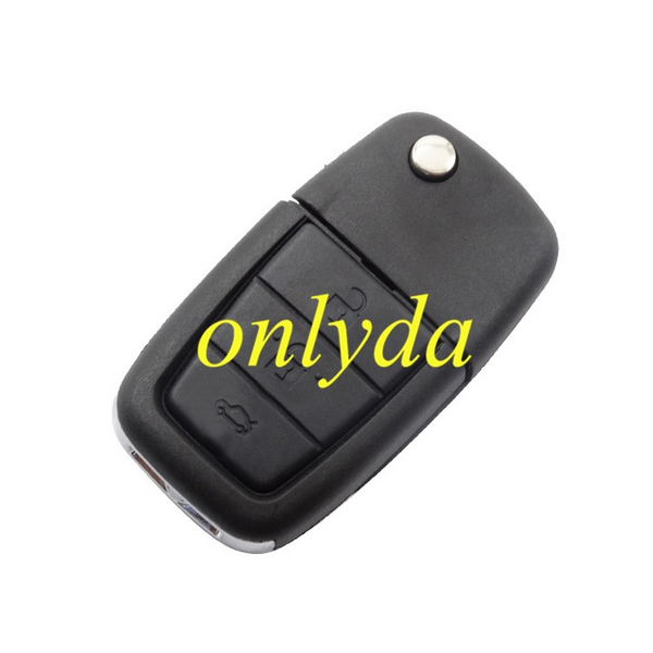 For GM 3+1 button flip remote key blank