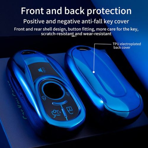 Buick Chevrolet 5 buton TPU protective key case, please choose the color