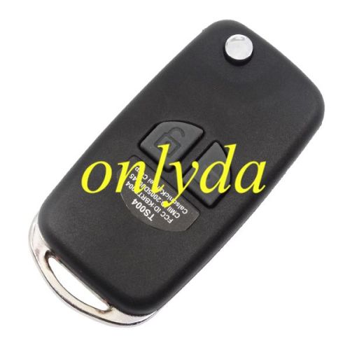 For Suzuki Swift Sx4 Keyless Entry 2 Buttons Uncut Remote Folding Flip Fob Key Shell