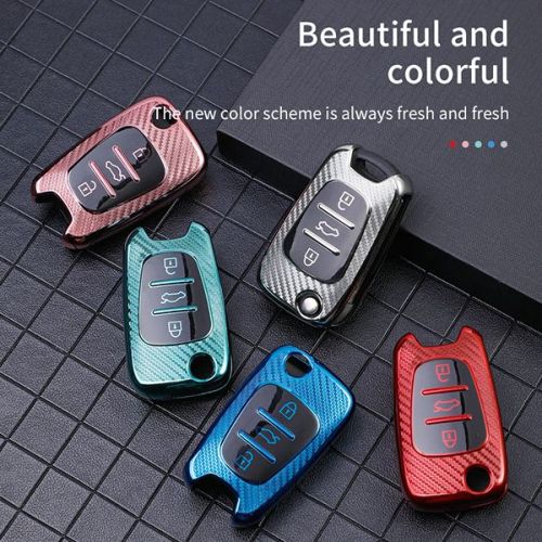 Hyundai K2 K5 3 button TPU protective key case,please choose the color