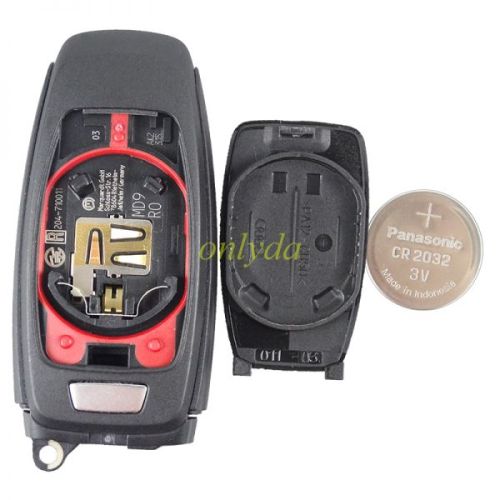 original Audi 3 button remote key with 315mhz FSK model for 2017 Audi A8