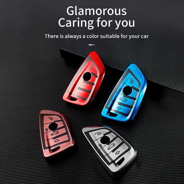 BMW X5,X6 4button TPU protecive key case ,please choose the color