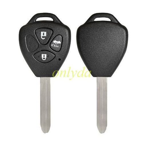 upgrade 3 button remote key blank with TOY43 blade