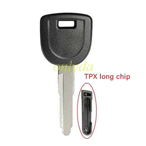 Mazda transponder key blank (can put TPX long chip）