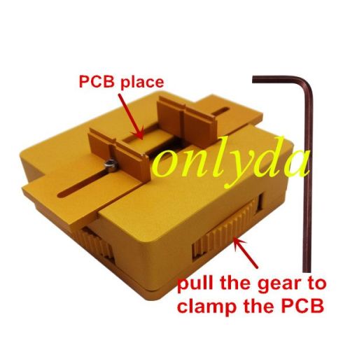 Circuit Board Vise , use this tool to clamp the remote PCB