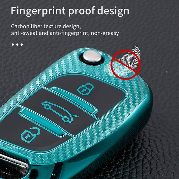 Citroen 3 button TPU protective key case ,please choose the color