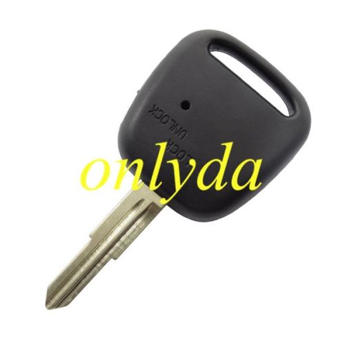 For Toyota 1 button remote key with light hole