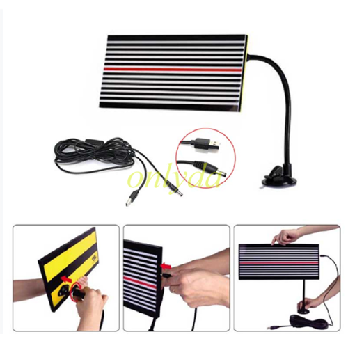 Automobile dent repair tool USB leveling lamp LED lamp Pit inspection and maintenance auto maintenance tool stripe light 450g weight