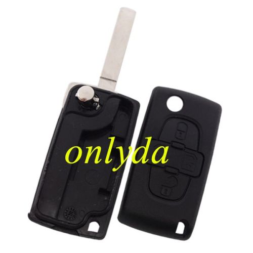 4B flip remote key blank with VA2 307 blade without battery place the model is VA2-SH4-no battery place