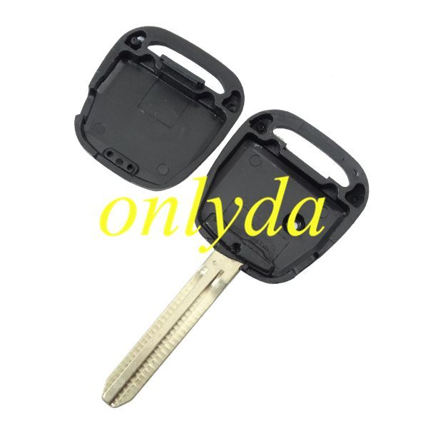 For toyota 1 button remote key with light hole with TOY43 blade