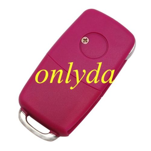 For VW 3 button waterproof remote key blank （red）