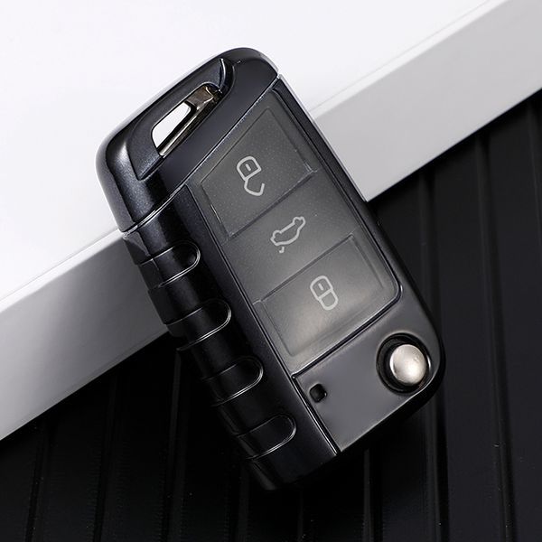 VW TPU protective key case black or red color, please choose