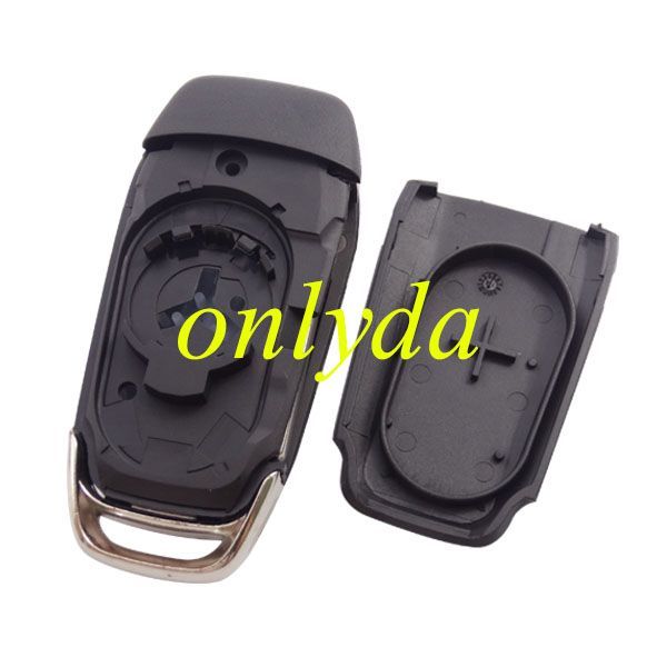 for Ford 2 button flip remote key shell with Hu101 blade