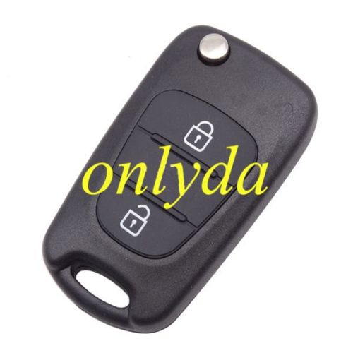 For hyundai rio 3 button flip key blank