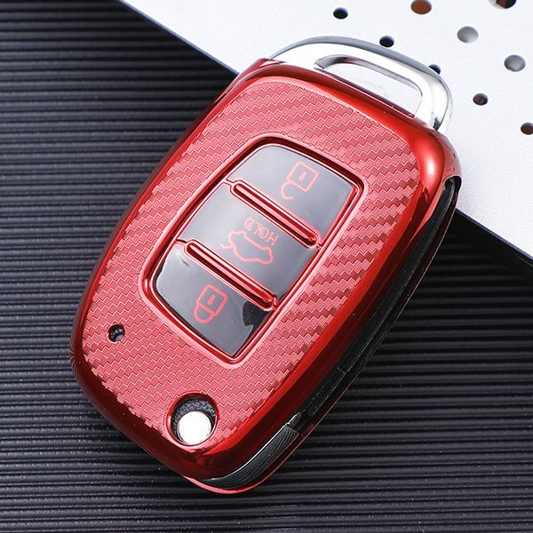 Hyundai ix35 ix25 3 button TPU protective key case,please choose the color
