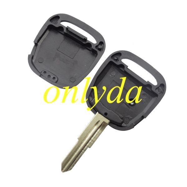 For Toyota 1 button remote key with light hole