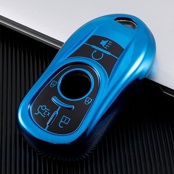 Buick Chevrolet 6 button TPU protective key case, please choose the color