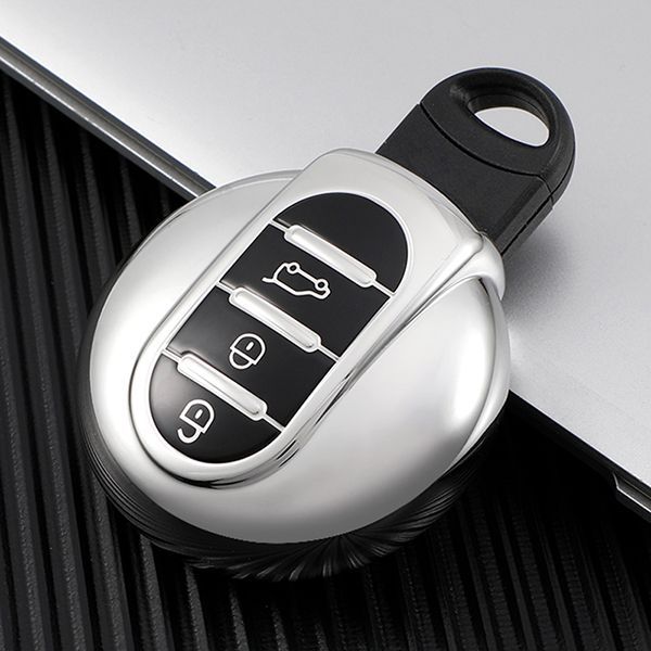 BMW MINI cooper R55/R56/R60 3 button TPU protecive key case ,please choose the color