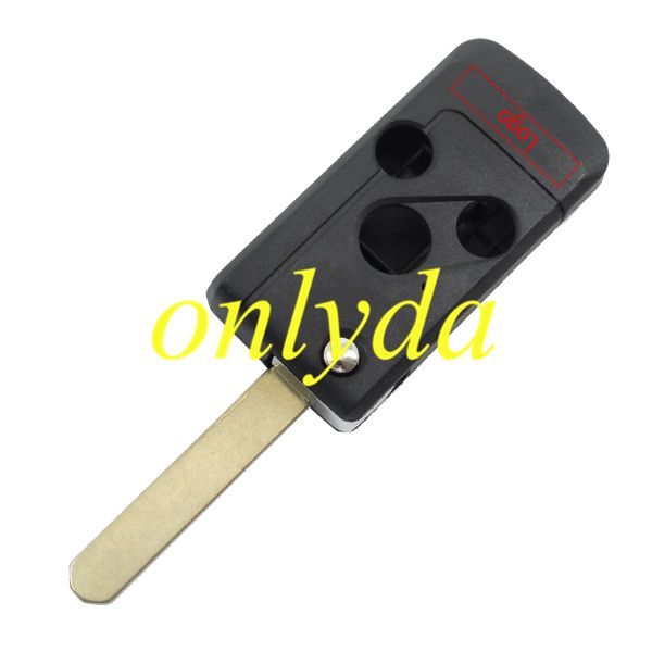 For honda modified 3 button remote key blank