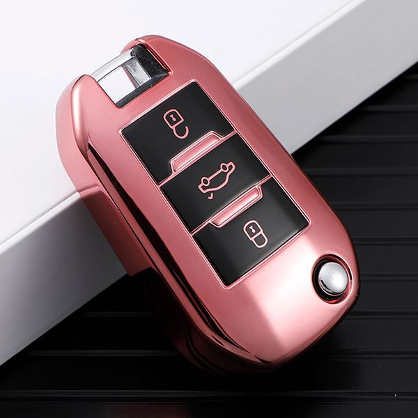 Citroen 3 button TPU protective key case ,please choose the color