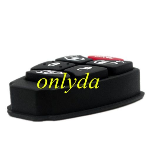 For Chrysler remote key 6 button pad