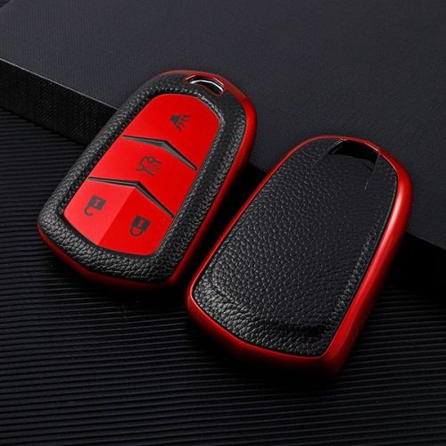 Cadillac 3 button TPU protective key case , please choose the color