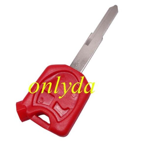 For Honda-Motor bike key blank with left blade（red）with logo