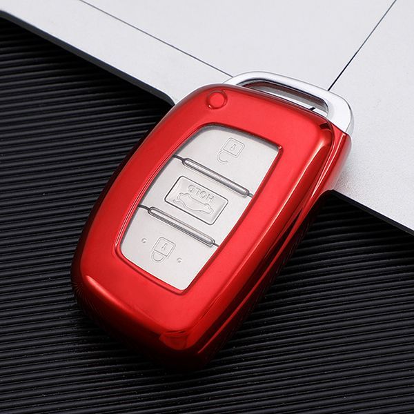for hyun TPU protective key case black or red color, please choose