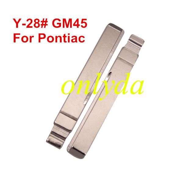KEYDIY brand key blade Y-28# GM45 for Pontiac