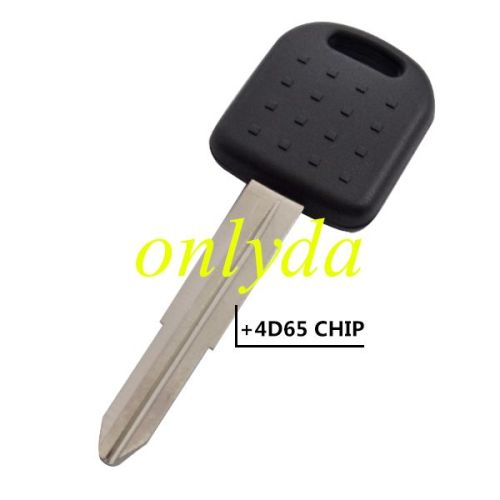 For Suzuki Uncut right blade Transponder Key 4D65 Chip for Suzuki Alto Ignis Jimny