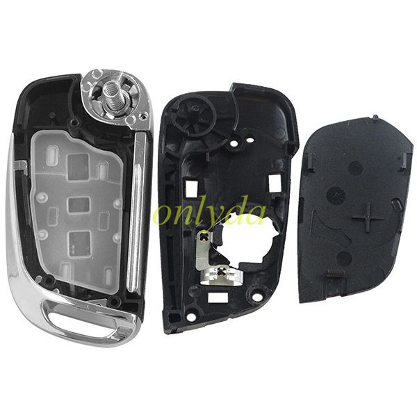 For modified peugeot replacement key shell with 2 button with HU83 blade