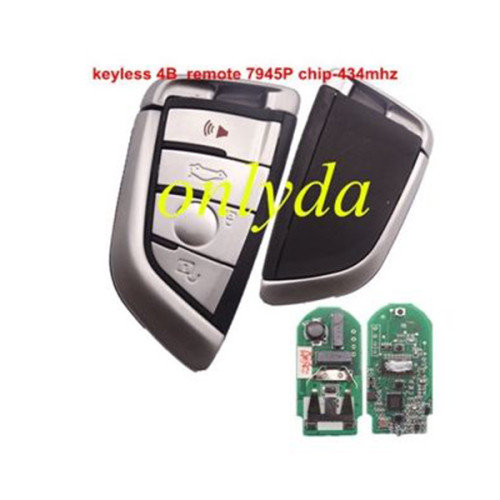 BMW X5 keyless 4button remote key with PCF7953P chip-868mhz FSK 5AF 011926-11 BMW 9337242-01 CMIIT ID:2013DJ5983