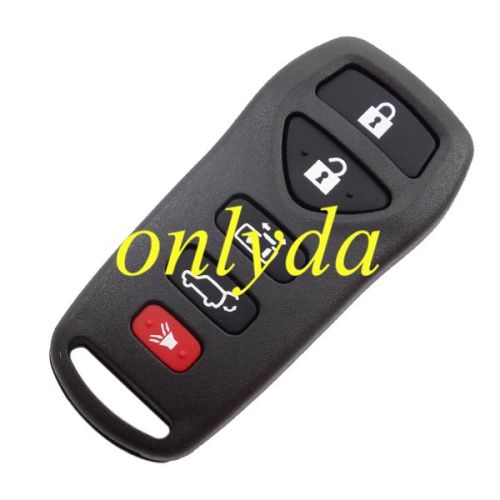 For Nissan 4+1 button remote key blank