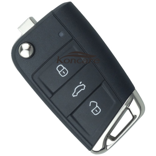 original VW 3 button remote key with 434mhz 5G6959353AG