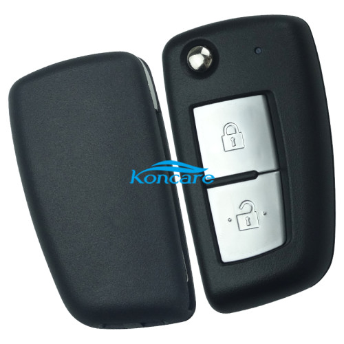 Nissan 2 button flip remote key blank without logo
