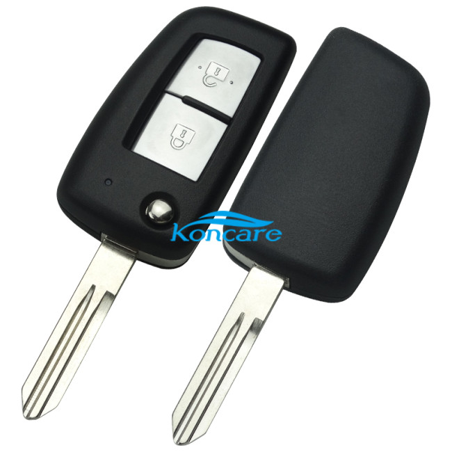 Nissan 2 button flip remote key blank without logo