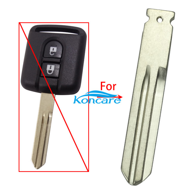 Nissan key blade